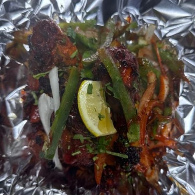 Chicken Tikka Kebab Sizzler.