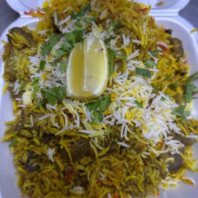 Goat Biryani.