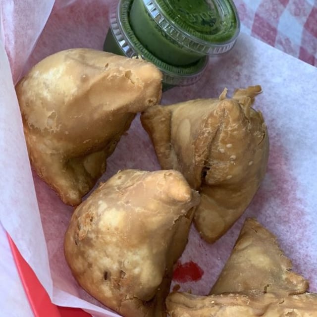 Vegetable Samosas.
