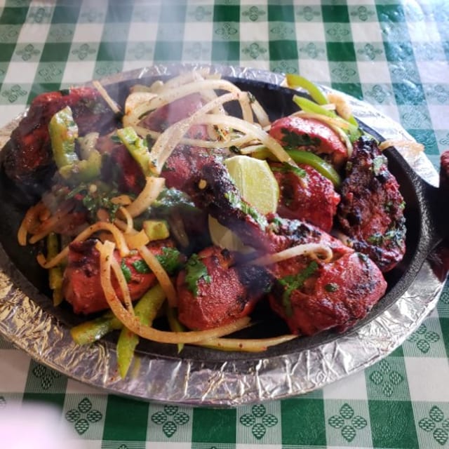 Tandoori Chicken Sizzler.