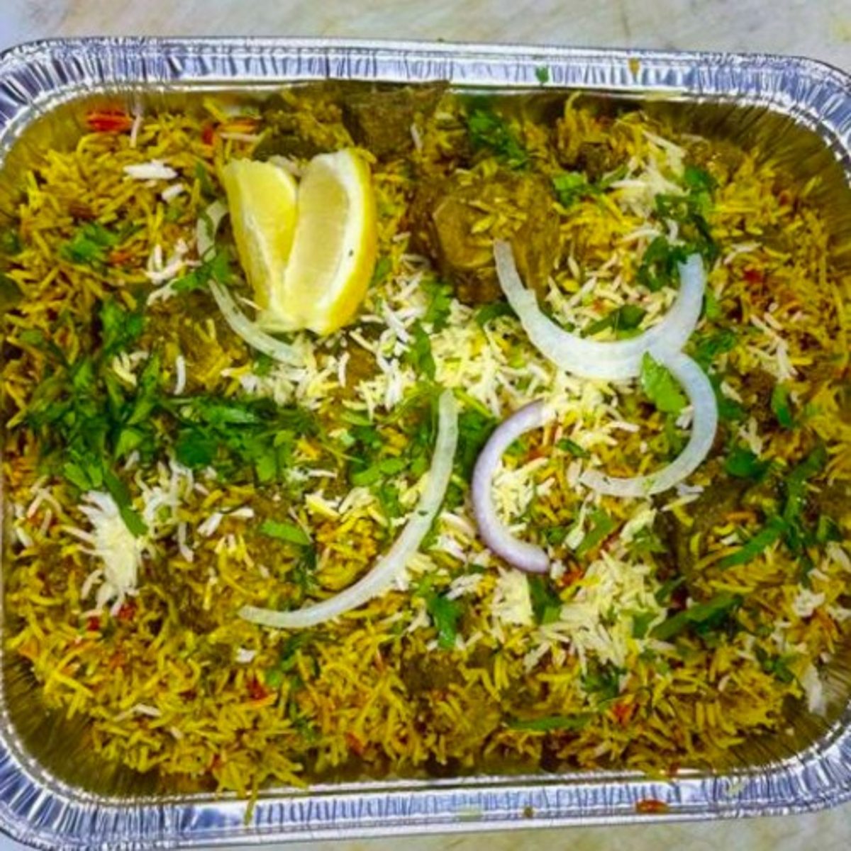 Goat biriyani family size
